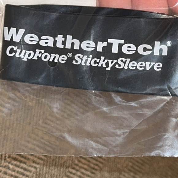 WeatherTech Black CupFone Cell Phone Holder & WeatherTech Sticky Sleeve - Picture 6 of 8